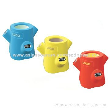 4 Ports USB hub pen holder